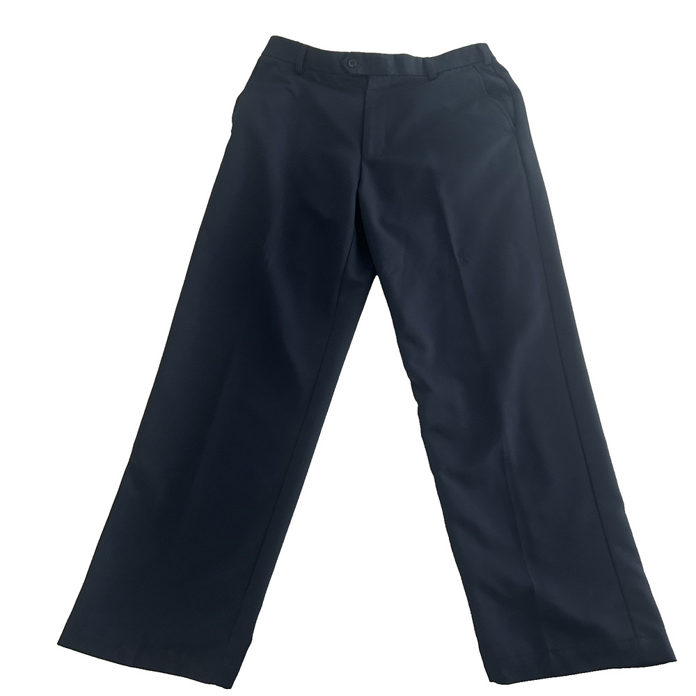 IZOD Xtreme Function Golf Pants Size 34x31 Navy‎ Blue Performance Flat Front